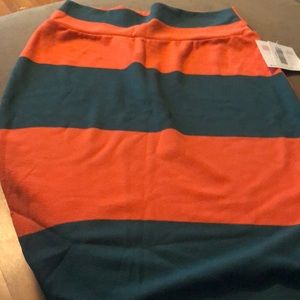 Color block pencil skirt